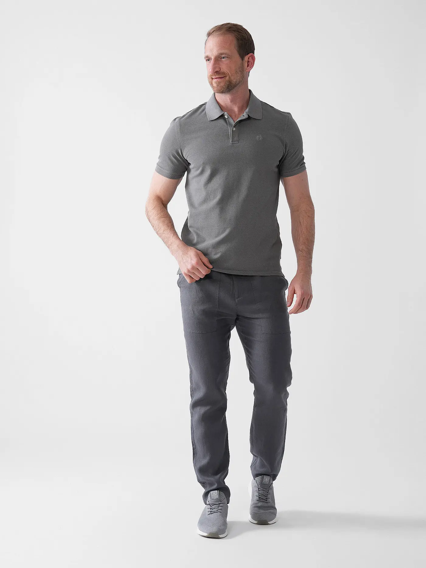 ECOALF | Poloshirt TEDANALF | grau